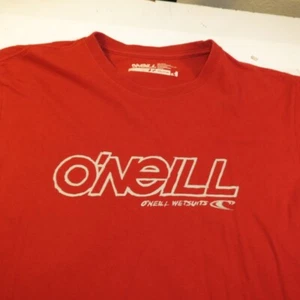 O'NEILL WETSUITS BEACH SURF SURFBOARD SURFING TEE T SHIRT Mens M Red  - Picture 1 of 2