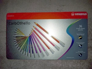 36 Stabilo Carb-Othello Coloured Pencils Brilliant Chalk Pastel 1436-6 - Picture 1 of 3