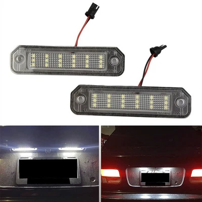 License Plate Light Car 2PCS 34100-S04-A01 8V-15V LED License Plate Light - Image 1 of 4