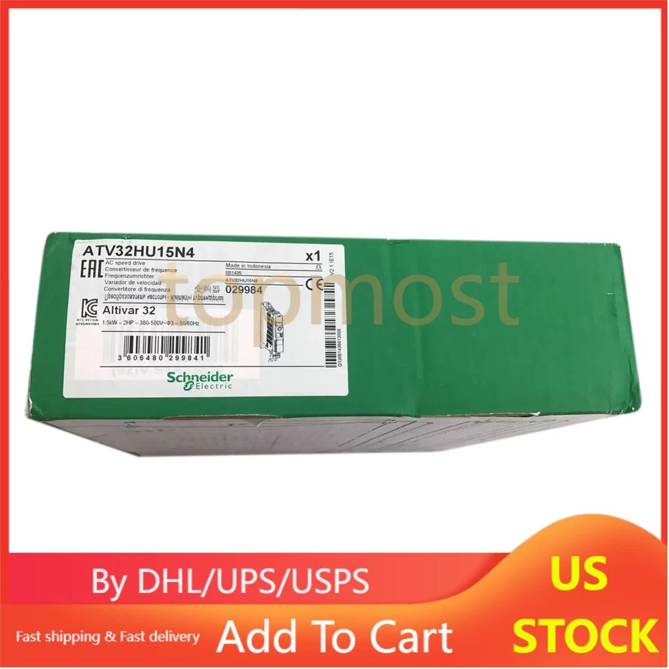 Schneider ATV32HU15N4 unidade de velocidade variável ATV32HU15N4 lacrada na caixa - Imagem 1 de 1