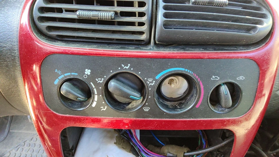 Dodge 2000-2005 módulo de control de temperatura de neón en tablero calentador unidad principal de CA fabricante original Foto 1 de 3