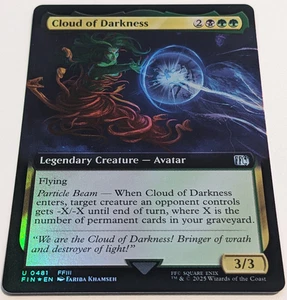 Cloud of Darkness Extended Art Uncommon FOIL: Final Fantasy MTG (NM) - Imagen 1 de 2