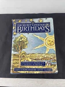 The Secret Language of Birthdays Hardcover Book Gary Goldschneider - Picture 1 of 9