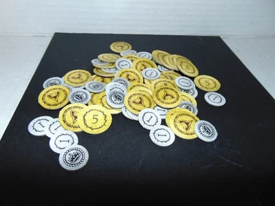 Monopoly Disney Villanos Juego de Mesa Piezas de Repuesto Monedas Foto 1 de 3