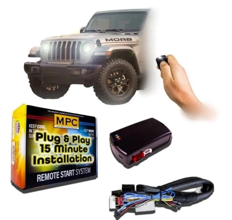 NEW MPC Automotive Remote Start System MPC PLUG N PLAY JEEP WRANGLER 2007-2018 - Image 1 of 4
