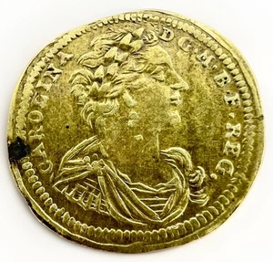Deutsche Staaten, Freie Reichsstadt Nürnberg, Caroline von Ansbach 1727 Medaille - Bild 1 von 2