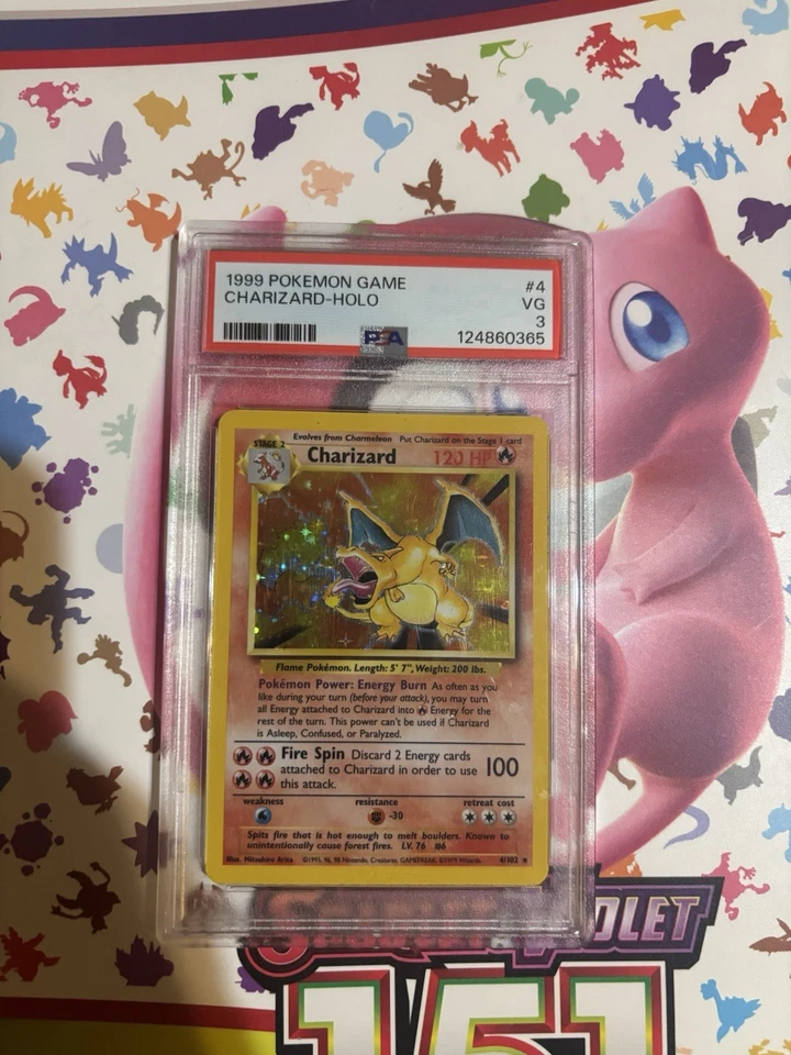 Base Set Unlimited Charizard Psa 3 - Image 1 of 2