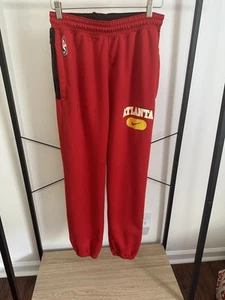 Atlanta Nike Spotlight Dri-Fit Double Knit Sweatpants Joggers Sz M Pros Wear - Picture 1 of 5