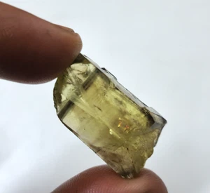 72 Crt Favoloso Limone Bio Quarzo Grezzo 26x18x14 MM Pietra Preziosa Sciolta per Gioielli - Foto 1 di 6
