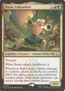 MTG Bumi, Unleashed (0211) *Non-Foil* Base Mythic Avatar MT/NM Free Ship - Picture 1 of 2