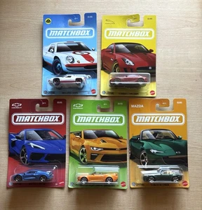 NEW 2025 MATCHBOX SPORTS CARS SERIES SET LOTUS, JAGUAR, VETTE WALMART EXCLUSIVE - Picture 1 of 2