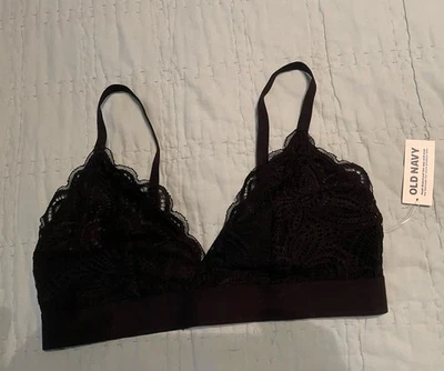 Old Navy Women's Black Lace Bralette NWT Small ￼ - Image 1 of 4
