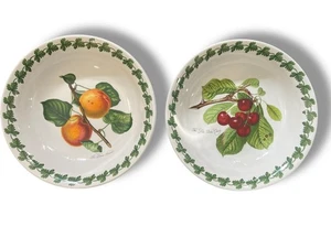Portmeirion POMONA 2 Rimmed Soup Laurel Duke Cherry Roman Apricot 8 5/8 in - Picture 1 of 7