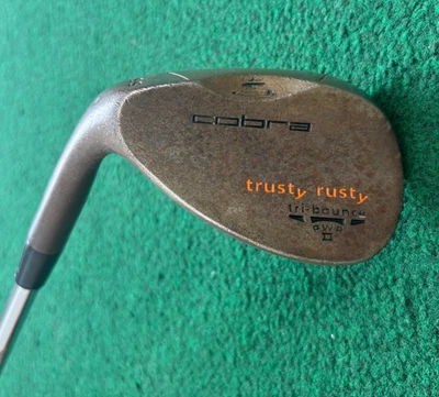 Cobra Trusty Rusty Tri Bounce Sand Wedge 55*, Left Handed, S-Flex Steel, 35” - Image 1 of 4