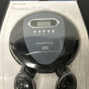 Insignia tragbarer CD-Player schwarz anthrazit NS-P4112 60 Sekunden Anti-Skip offene Box - Bild 1 von 3