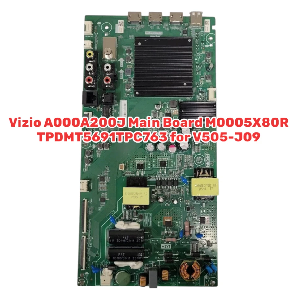 Vizio A000A200J Main Board M0005X80R TPDMT5691TPC763 for V505-J09