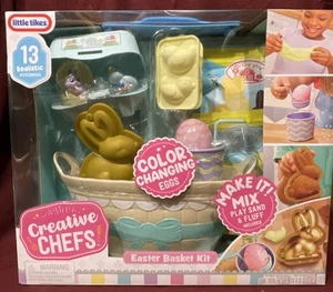 Little Tikes Creative Chefs Easter Basket Kit w 12 Accessories - NEW Gold Bunny - Picture 1 of 10