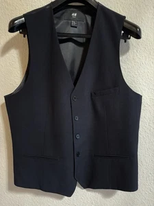 H&M * Weste * Anzugweste * Slim Fit * Dunkelblau * Gr. 52 (L) * wie NEU!!! - Bild 1 von 6
