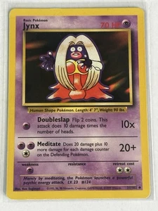 Jynx 31/102 Base Set Uncommon Unlimited Pokemon TCG - Picture 1 of 2