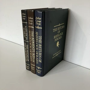 3x Sherlock Holmes Arthur Conan Doyle Reader's Digest Hardbacks 90s Decorative - Picture 1 of 7