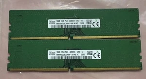 SK Hynix 32GB 2x 16GB RAM DDR4 3200MHz HMAA2GU6CJR8N-XN - Bild 1 von 3