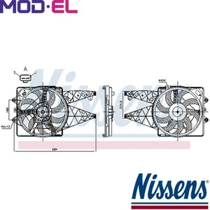 FAN RADIATOR 850114 FOR ALFA ROMEO MITO FIAT PUNTO/EVO/Hatchback/Van/GRANDE 1.4L - Picture 1 of 8
