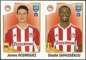 PANINI-2023 FIFA 365- #272-A-B-OLYMPIACOS-JAMES RODRIGUEZ-DIADIE SAMASSEKOU - Foto 1 di 1