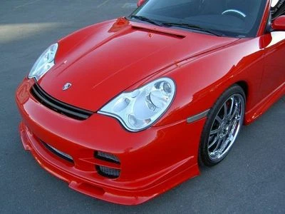 Alerón parachoques delantero actualización estilo Porsche 911 996 Mk2 C2 y Turbo GT2 2002-05 Foto 1 de 4