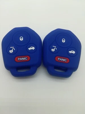2*Silicone Fob Key Cover for 2014-2018 SUBARU FORESTER 2012-2016 SUBARU IMPREZA - Imagem 1 de 4