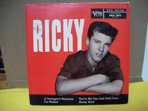 Ricky Nelson - Ricky- Original Verve 45 EP EPV 5048 & PS - MINT - Picture 1 of 4