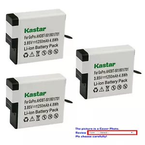Kastar Replacement Battery Replace Original Gopro AHDBT-701 battery Hero 7 - Picture 1 of 7