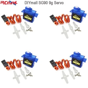 4 Stück SG90 9g Micro RC Servomotor Analog 180 Grad für Arduino Smart Auto Roboter - Bild 1 von 5