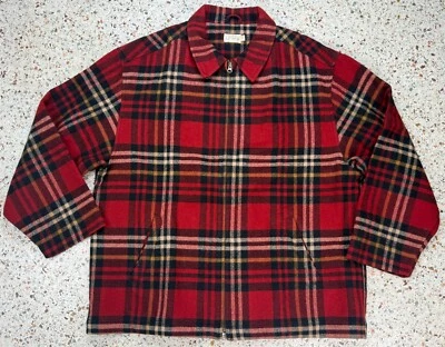 J.Crew Men's Vintage Rare Full Zip Wool Blend Long Sleeve Jacket Size XL - Image 1 of 4