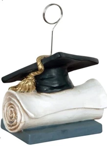 Graduation Cap Photo Balloon Holder Party Accessory For Table Balloon 1 Count - Picture 1 of 1