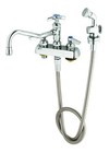 T&S Brass B-1152 Workboard Faucet with Deck Mount, 8-Inch Centers, 8-Inch Swing 