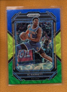 RJ Barrett 2022-23 Panini Prizm Prizms Choice Blue Yellow Green #14