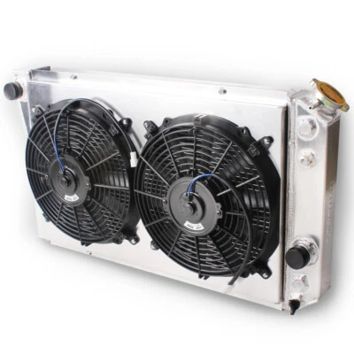 For 82-02 CHEVROLET S10 S-10 Blazer V8 Conversion 4-ROW Radiator Shroud Fan AT - Image 1 of 4