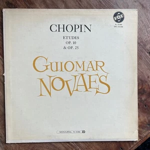 CHOPIN - ETUDES OP. 10 & OP. 25 - GUIOMAR NOVAES EX+ VINYL LP /FIRST PRESSING - Picture 1 of 12