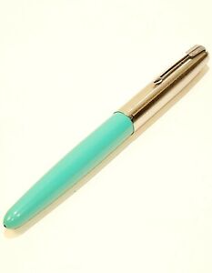 1950’s Vintage Turquoise Parker 41 Fountain Pen Rare 