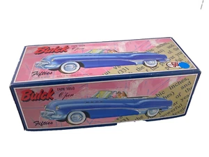 Vtg FIFTIES Model Toy Tin Friction Car 50's Green Buick Convertible JAPAN w/Box - Picture 1 of 13