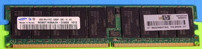 405478-071 HP Samsung M393T1K66AZA-CE6 8GB PC2-5300P ECC Server - Image 1 of 2