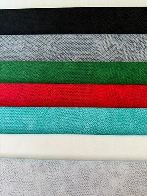 ANDOVER Patchworkstoff DIMPLES falsches Uni Baumwollstoff gemustert gepunktet - Bild 1 von 4