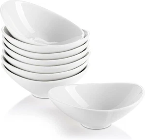 Bowls Set of 8, 3 Oz Dipping Bowls, Porcelain Serving Bowls, Soy Sauce Dishes - Picture 1 of 3