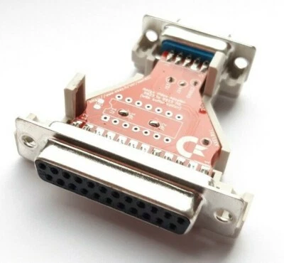 Amiga Video RGB DB23 to VGA SVGA Adapter (NO BUFFER)- DB23 ORIGINAL- PCB INSIDE! - Image 1 of 4