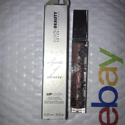 LIP FUSION BEAUTY Micro Colágeno Labio Color Relámpago Brillo 24K Sin Sellar Nuevo en Caja Foto 1 de 4