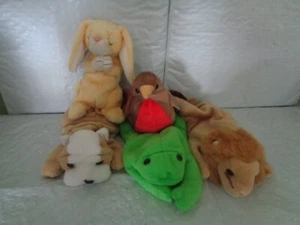 (5) TY - Beanie Baby/Babies Animales - Piernas - Gracia - Arrugas - Rugido - Temprano - Imagen 1 de 1