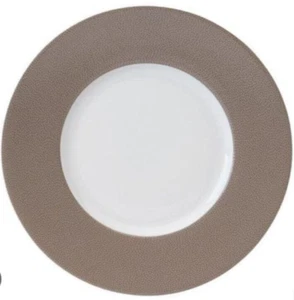Philippe Deshoulieres Seychelles Taupe Postre/Almuerzo Plato 9 3/8" Nuevo con etiquetas - Imagen 1 de 3