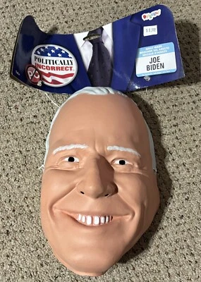 NWT President Joe Biden Plastic Face Mask Halloween by Disguise Ages 14+ - Image 1 of 3