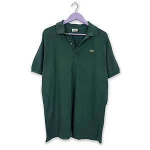Polo Lacoste verde tinta unita - Taglia 7 uomo - Imagen 1 de 10