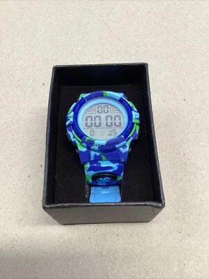 Nuevo Reloj Deportivo Multifuncional Exterior Digital Camuflaje Azul Niños Foto 1 de 4